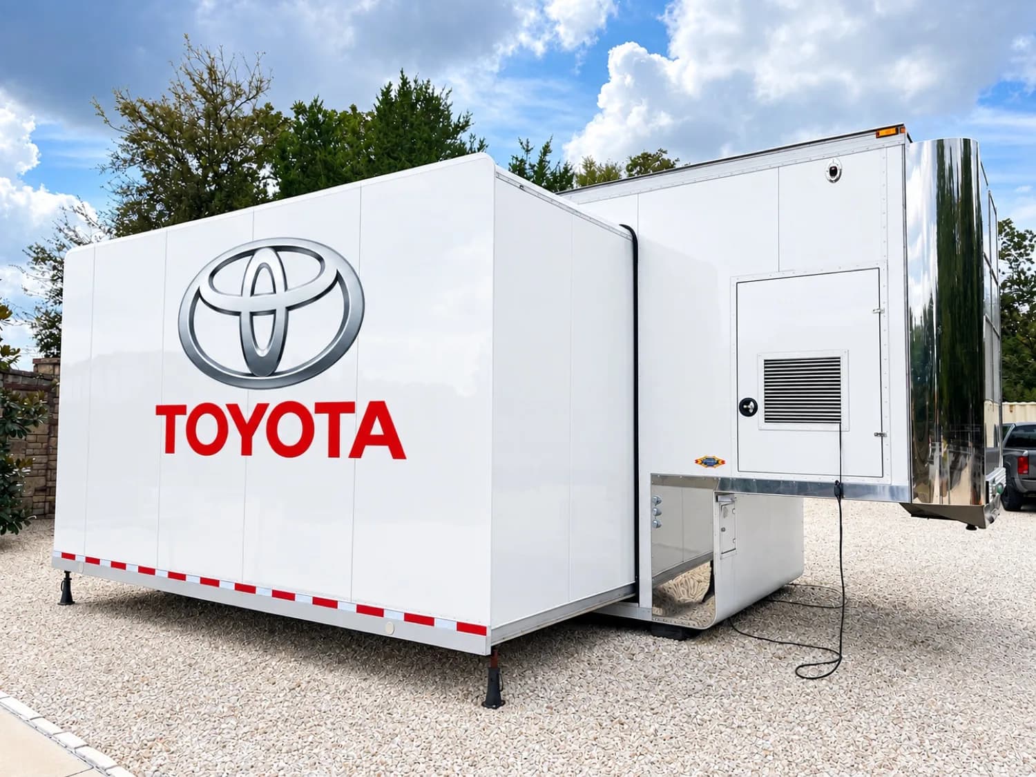 Example custom wrap: Toyota trailer